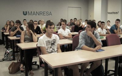 9 de setembre de 2014 – Una quarantena d’alumnes internacionals d’UManresa participaven al primer programa d’acollida i integració abans d’iniciar les classes