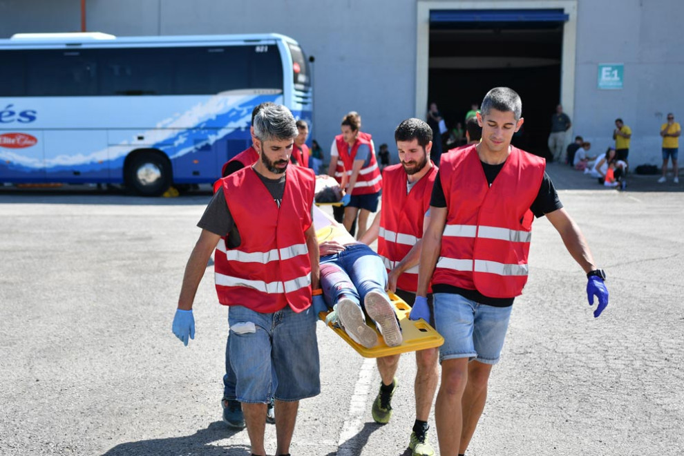 Simulacre d'emergències a UManresa