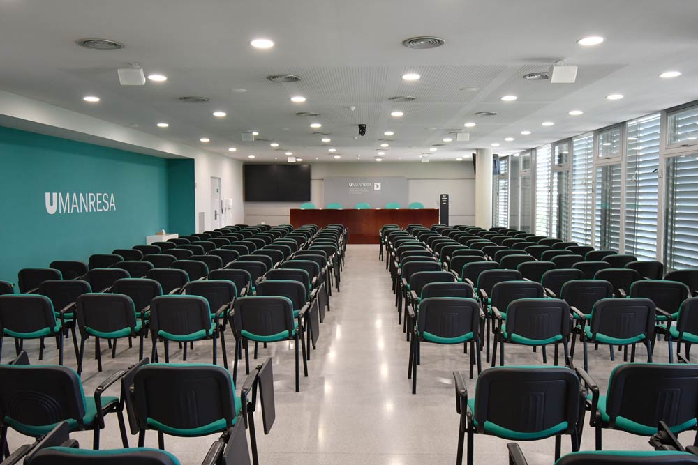 Sala d’actes de l’edifici FUB1